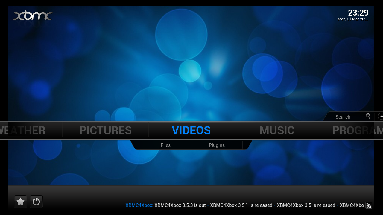 XBMC Local installation view