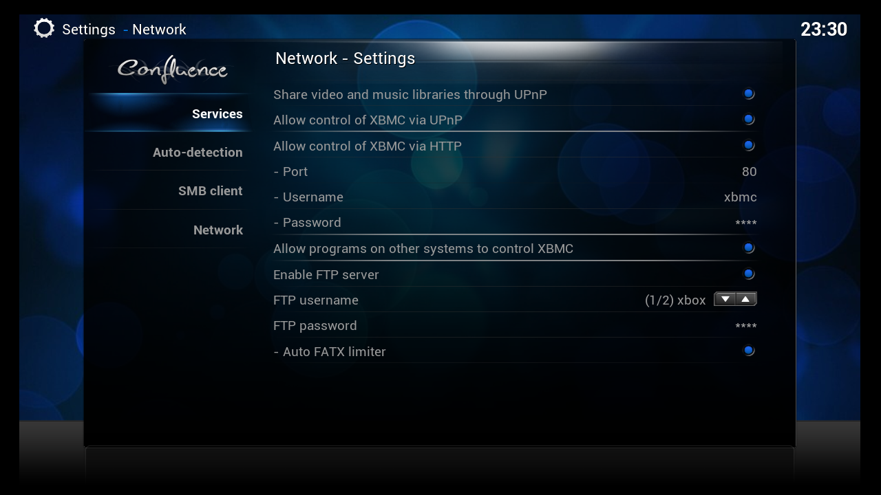 XBMC Settings